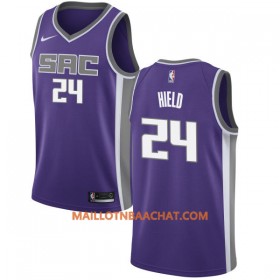 Maillot NBA Sacramento Kings Buddy Hield 24 Nike 2017-18 Violet Swingman - Homme